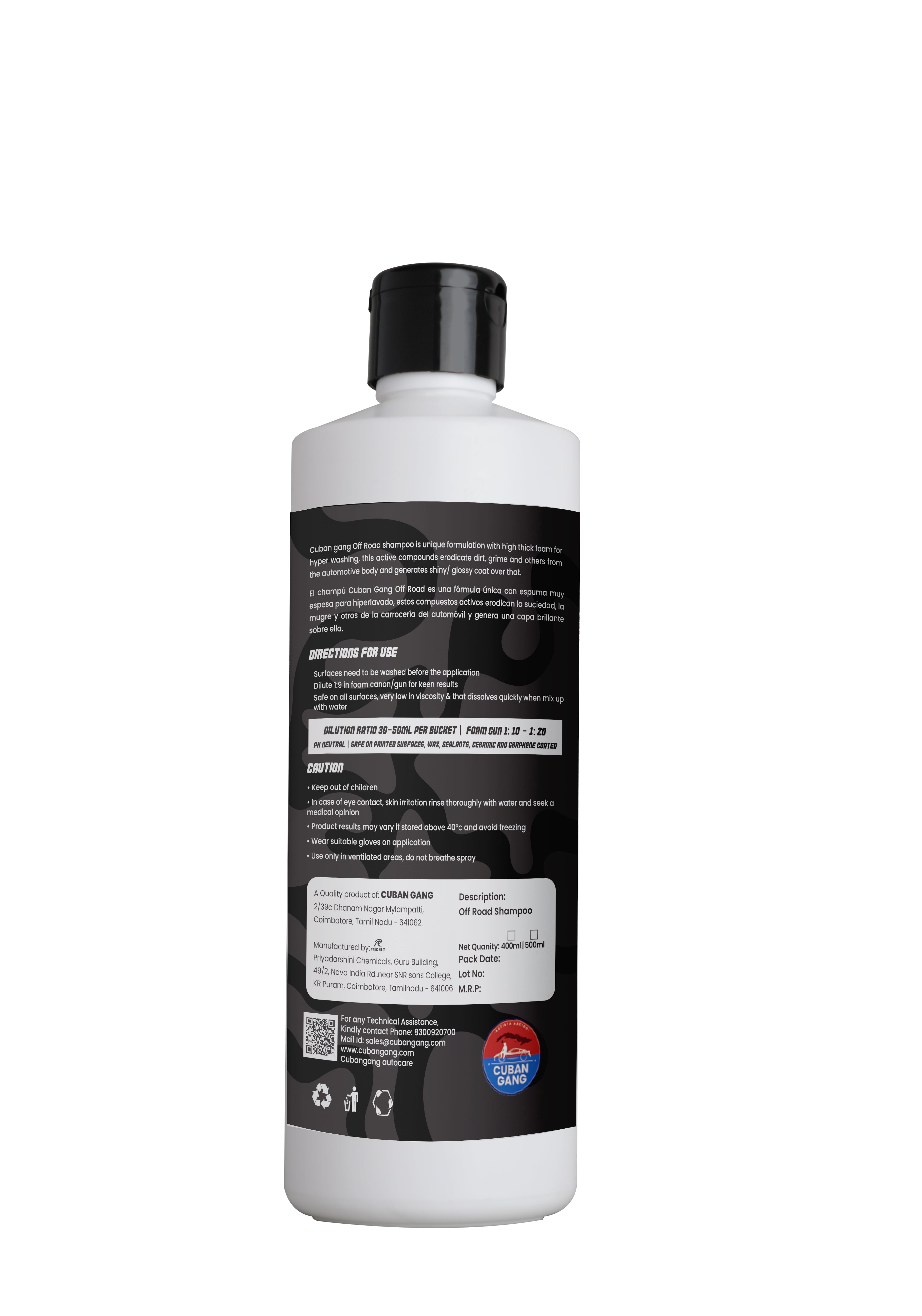 Off Road Shampoo 500ml